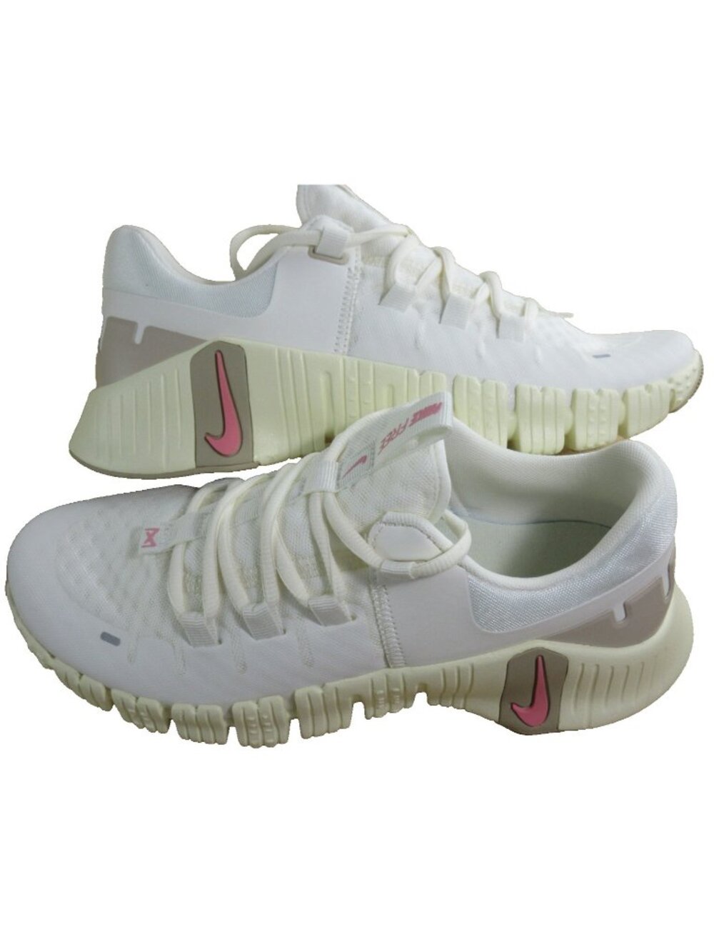 Women's Nike Free Metcon 5 Running Training Shoes Sail Coconut Milk Size 7 NEW - Picture 7 of 7